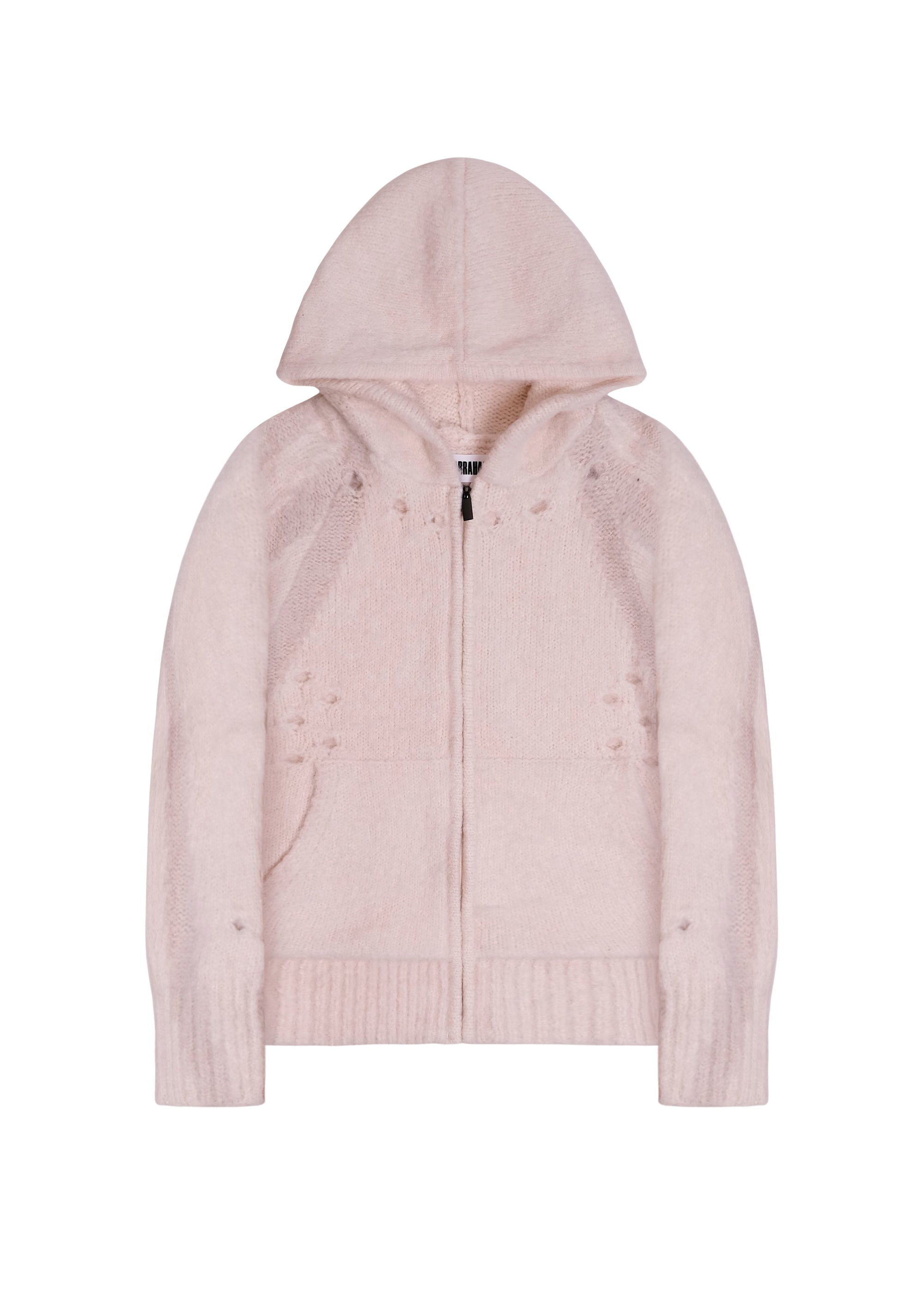 Ventilation Knit Hoodie in Bone