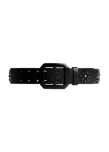 The Ranger Belt in Blackout — Studded Vegan Leather Belt | ABRAHAM