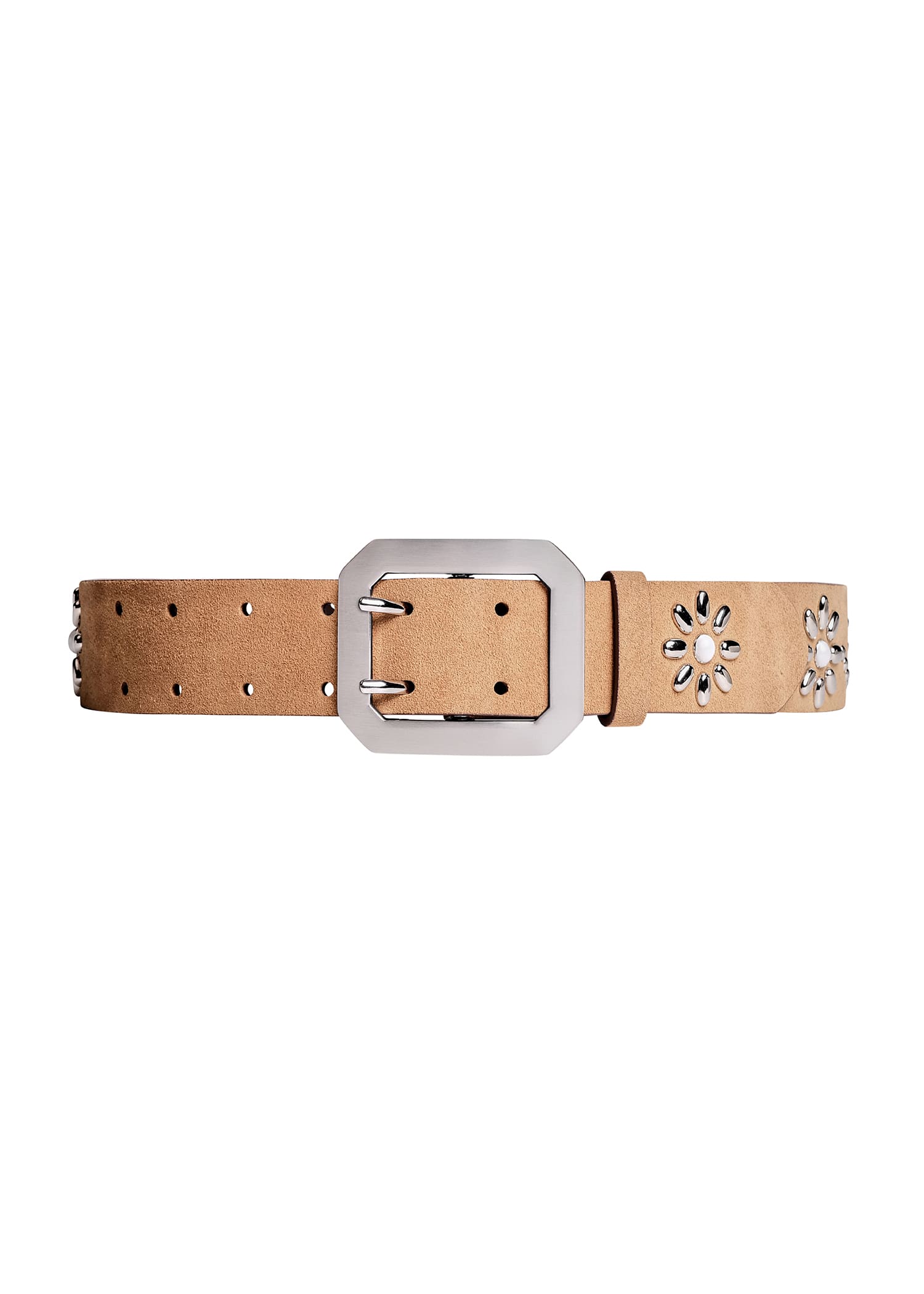The Ranger Belt in Onyx — Studded Vegan Leather Belt | ABRAHAM