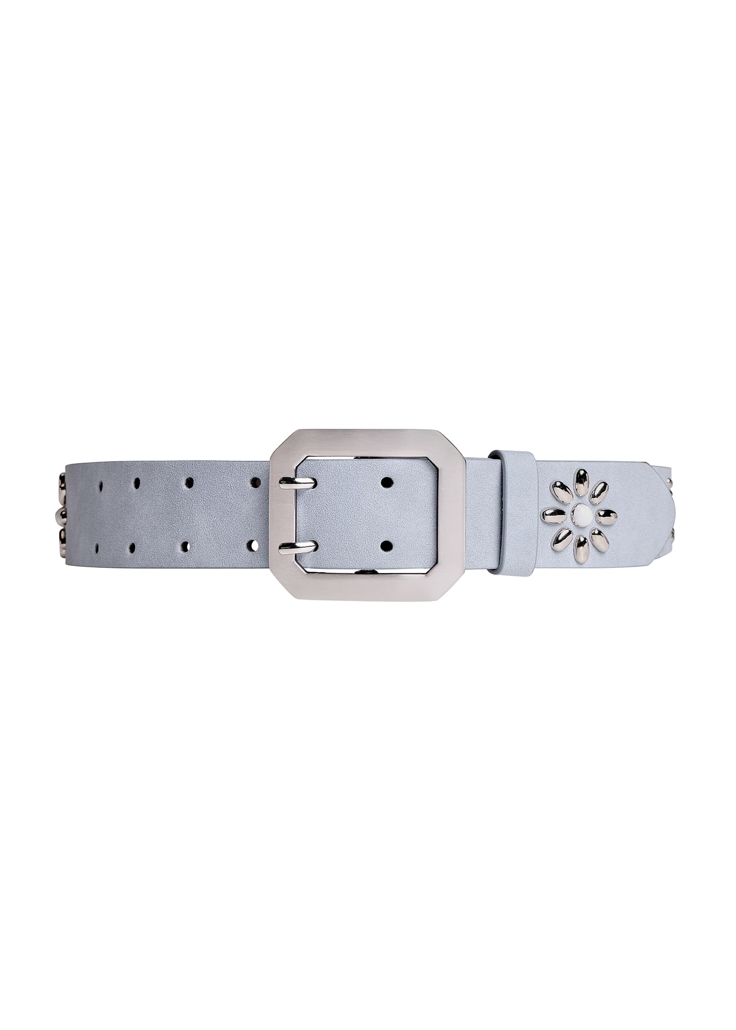 The Ranger Belt in Onyx — Studded Vegan Leather Belt | ABRAHAM