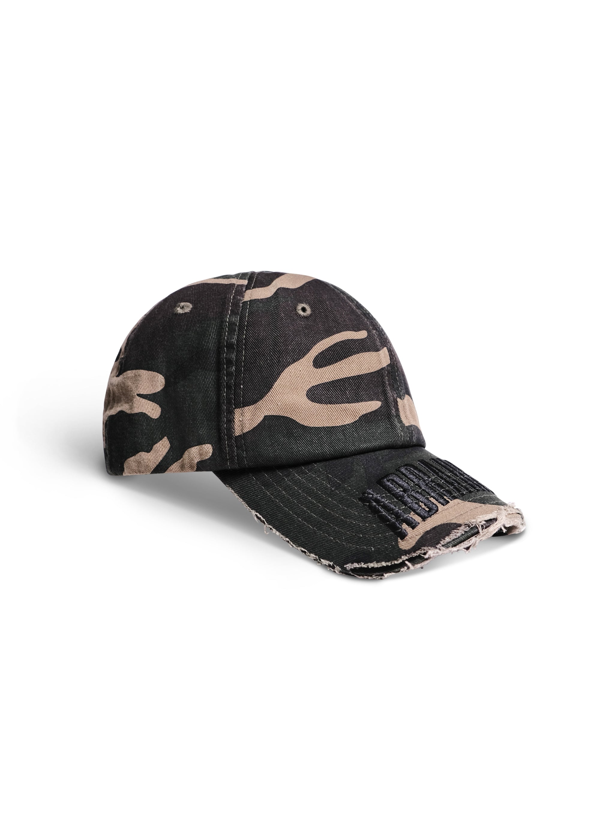 Visor Embroidered Dad Cap in Camo