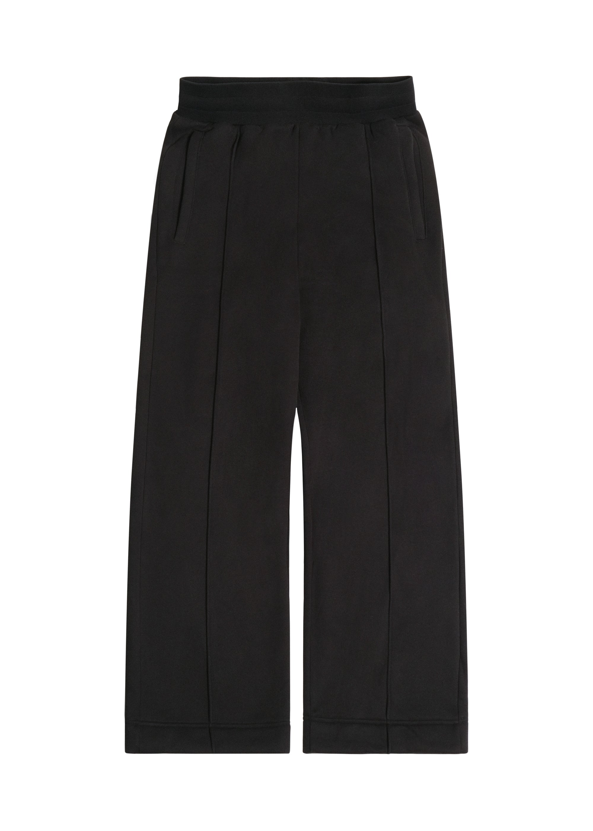 Pleated Sweats in Black