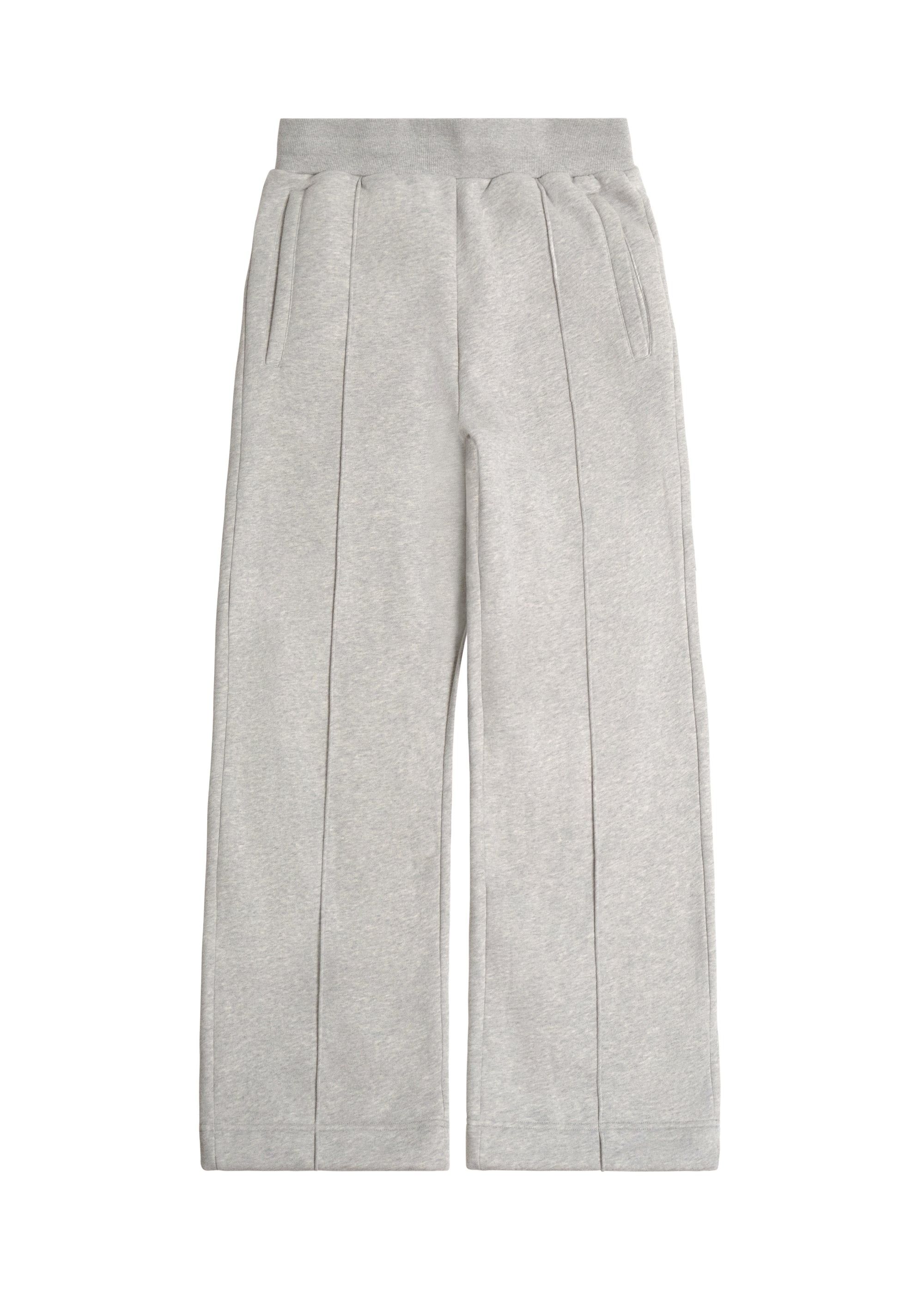 Pleated Sweats in Heather Grey