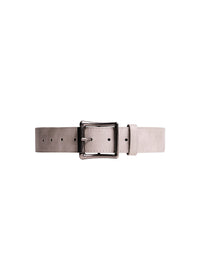 Cracked Leather Belt in Stone