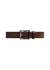 Cracked Leather Belt in Mud Wash